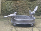 Classic Birdbath on Ball Feet